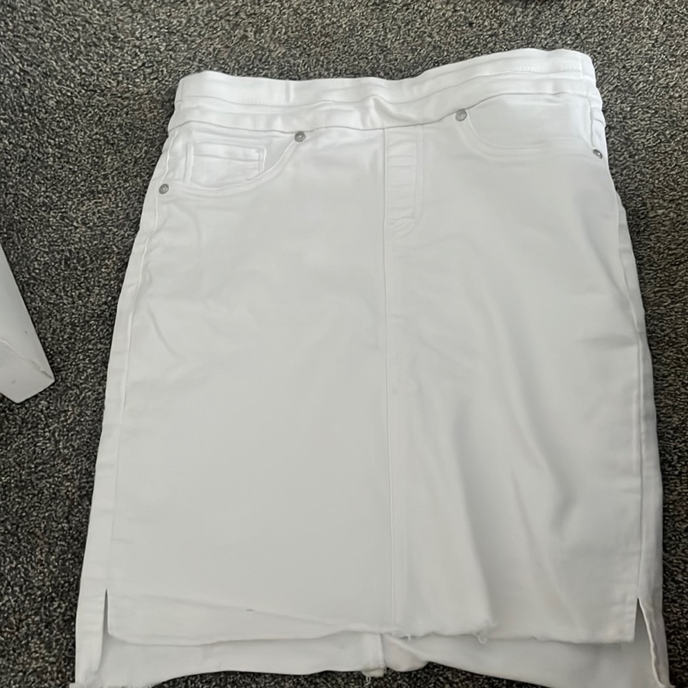 White skirt